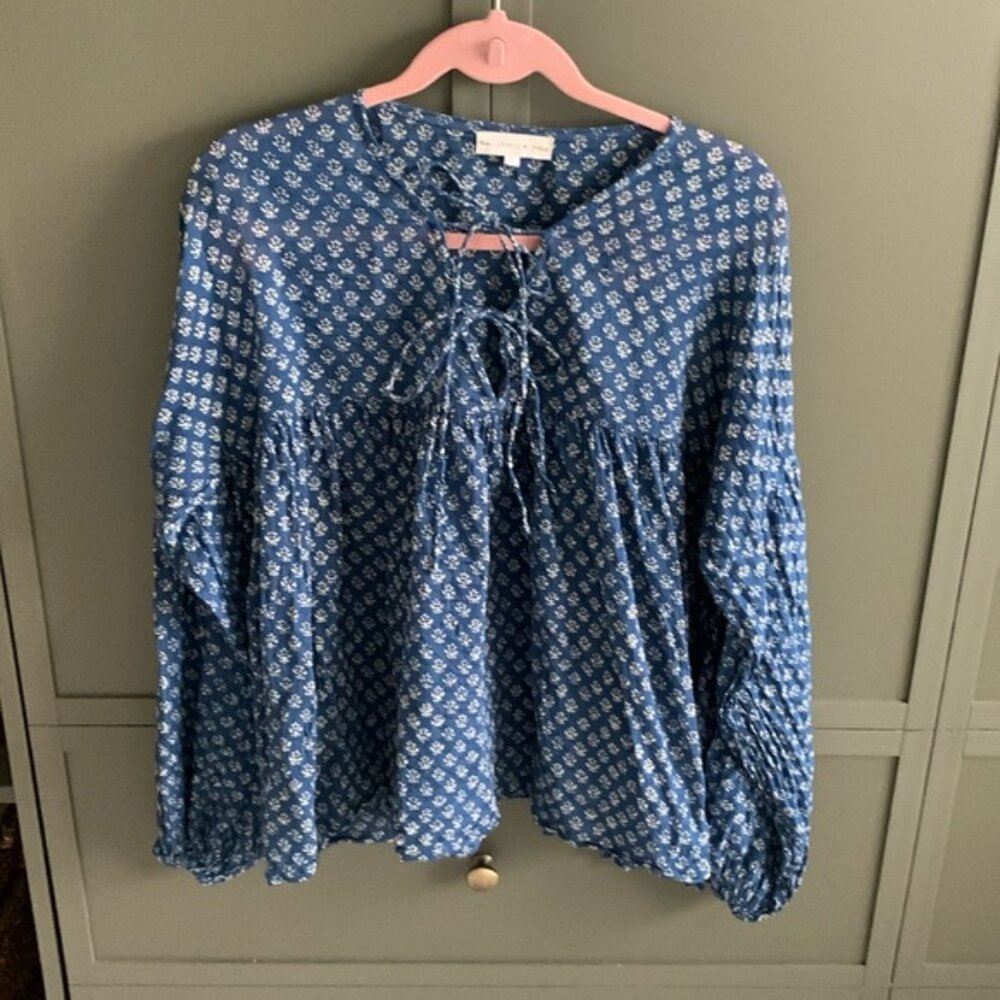 Daughters of India | Rashmi Blouse - Blue